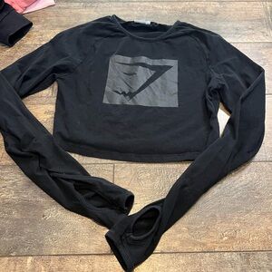Gymshark Black Athletic Top